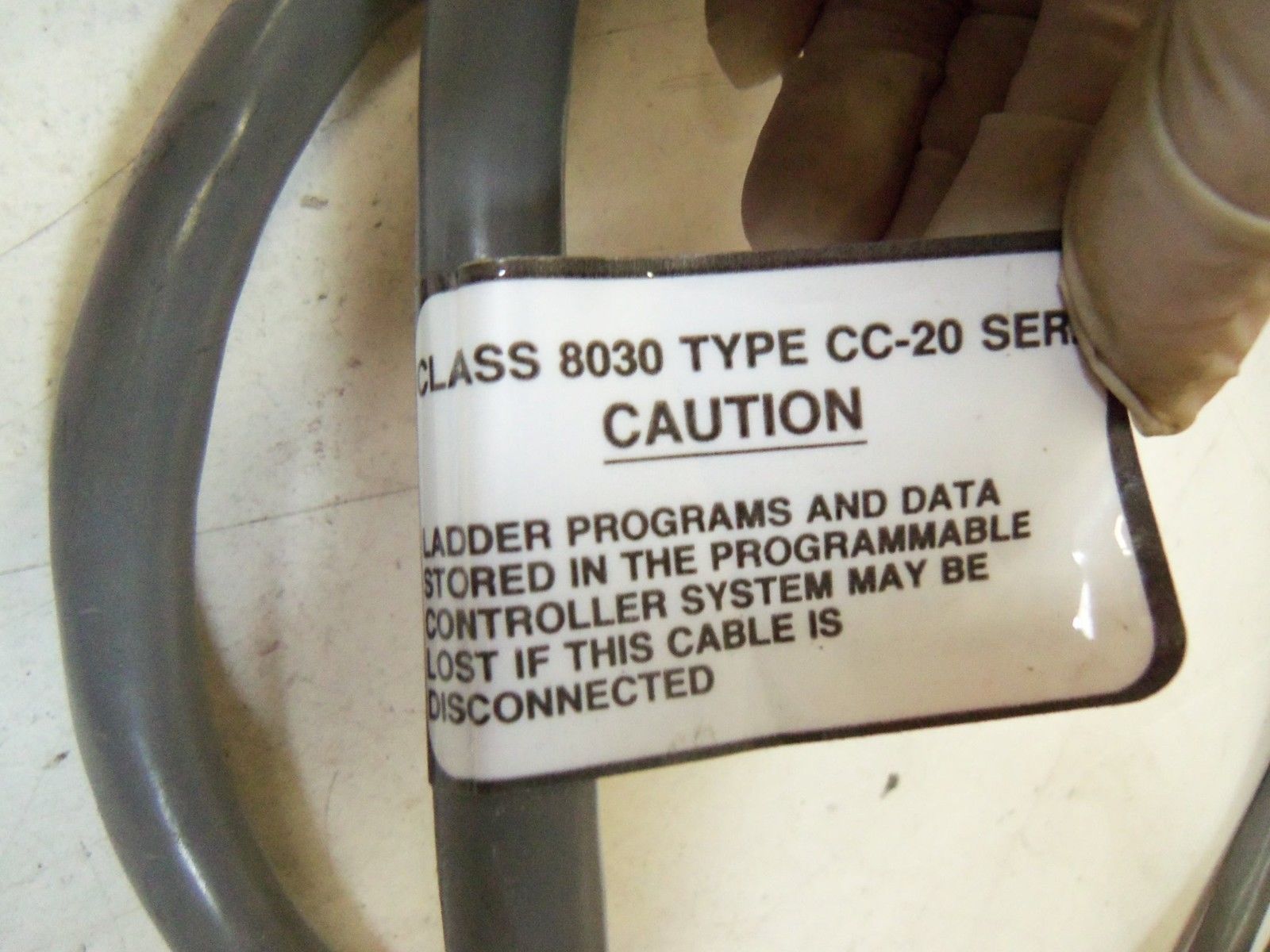SQUARE D SY/MAX 8030-CC-20 POWER SUPPLY CABLE UNMP