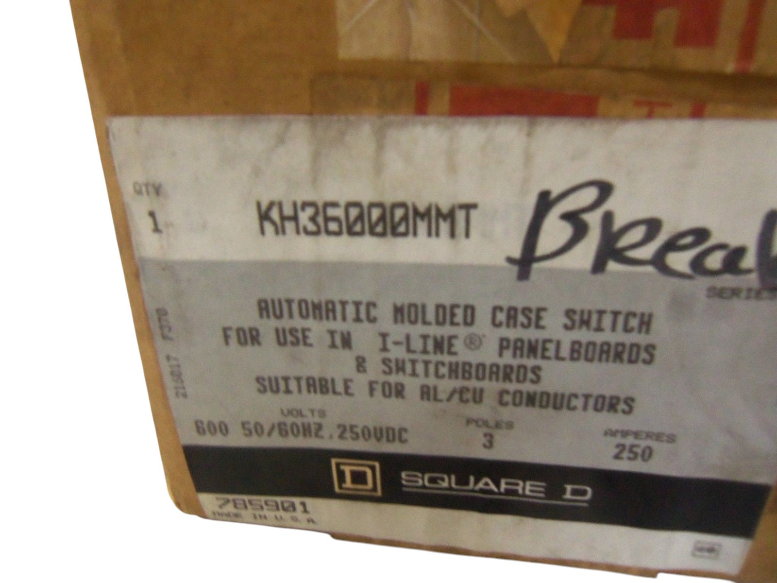 SQUARE D CIRCUIT BREAKER KH36000MMT NSMP
