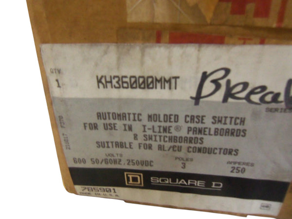 SQUARE D CIRCUIT BREAKER KH36000MMT NSMP