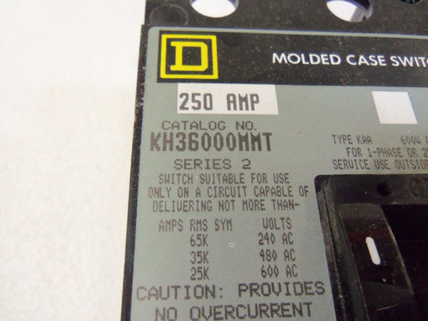 SQUARE D CIRCUIT BREAKER KH36000MMT NSMP