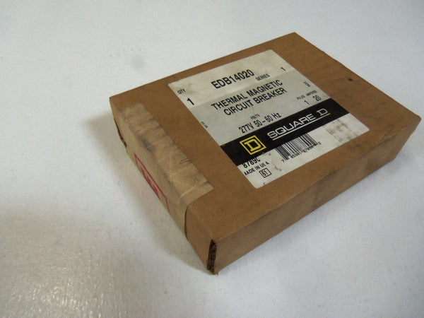 SQUARE D EDB14020 CIRCUIT BREAKER 20A  NSFS