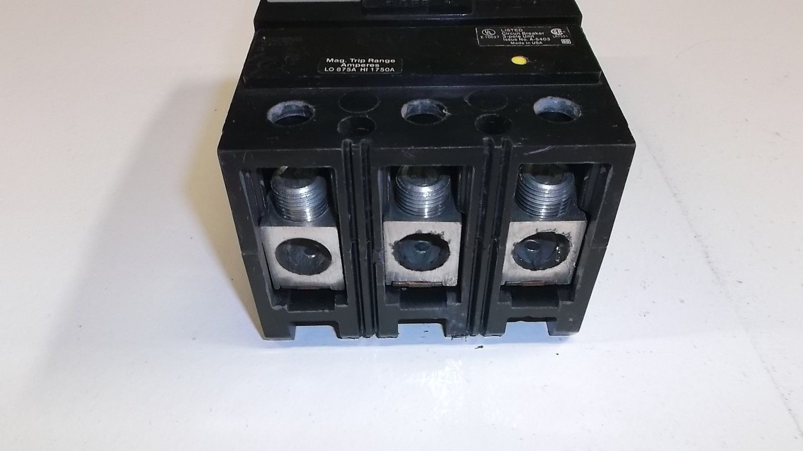 SQUARE D ELECTRIC MOLDED CASE KCL34175 UNMP