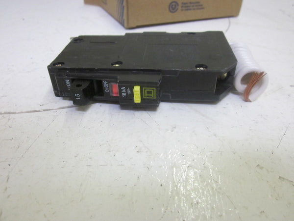 SQUARE D Q0B115GF1 CIRCUIT BREAKER 15A 1POLE 120V NSMP