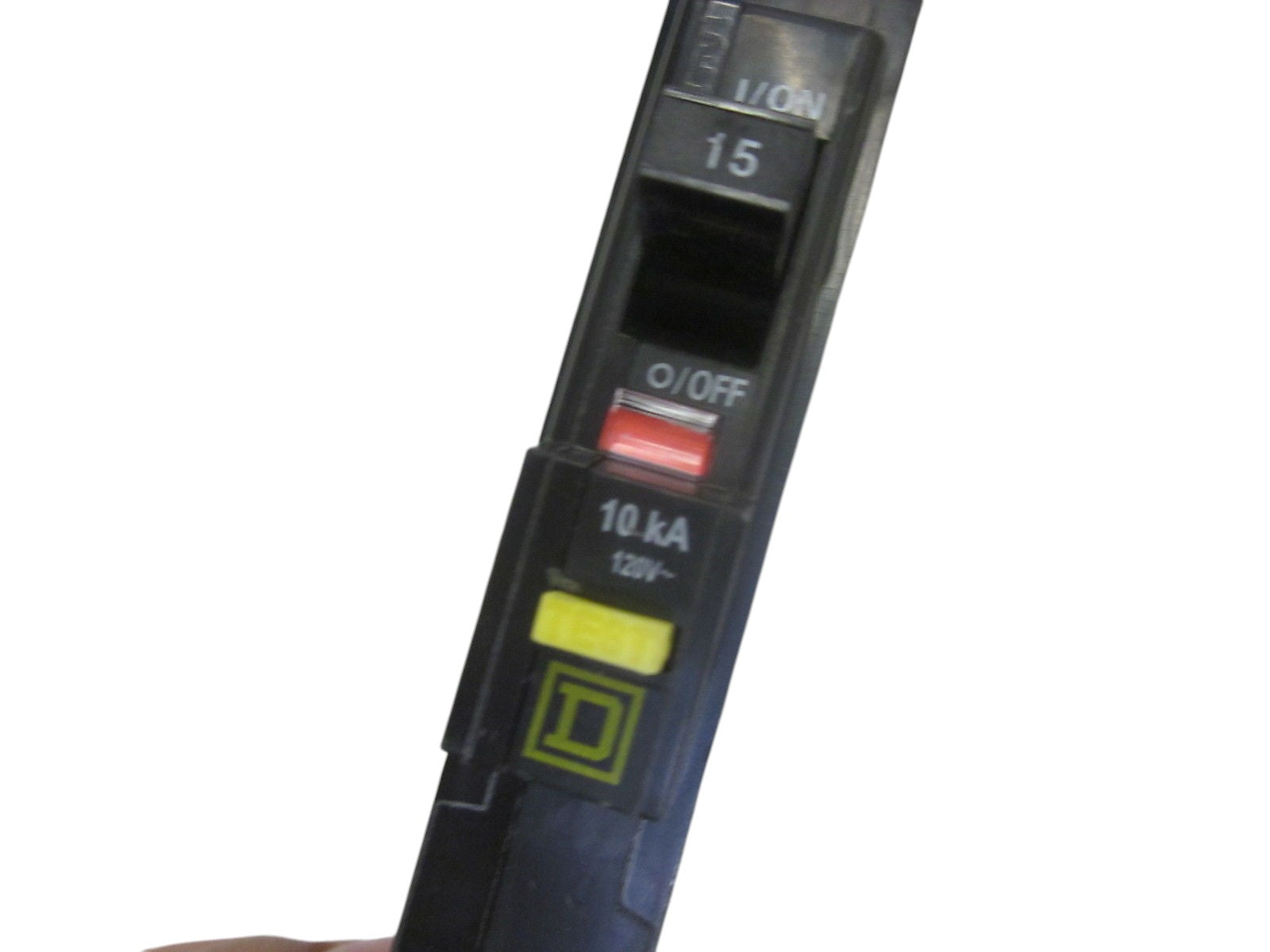 SQUARE D Q0B115GF1 CIRCUIT BREAKER 15A 1POLE 120V NSMP