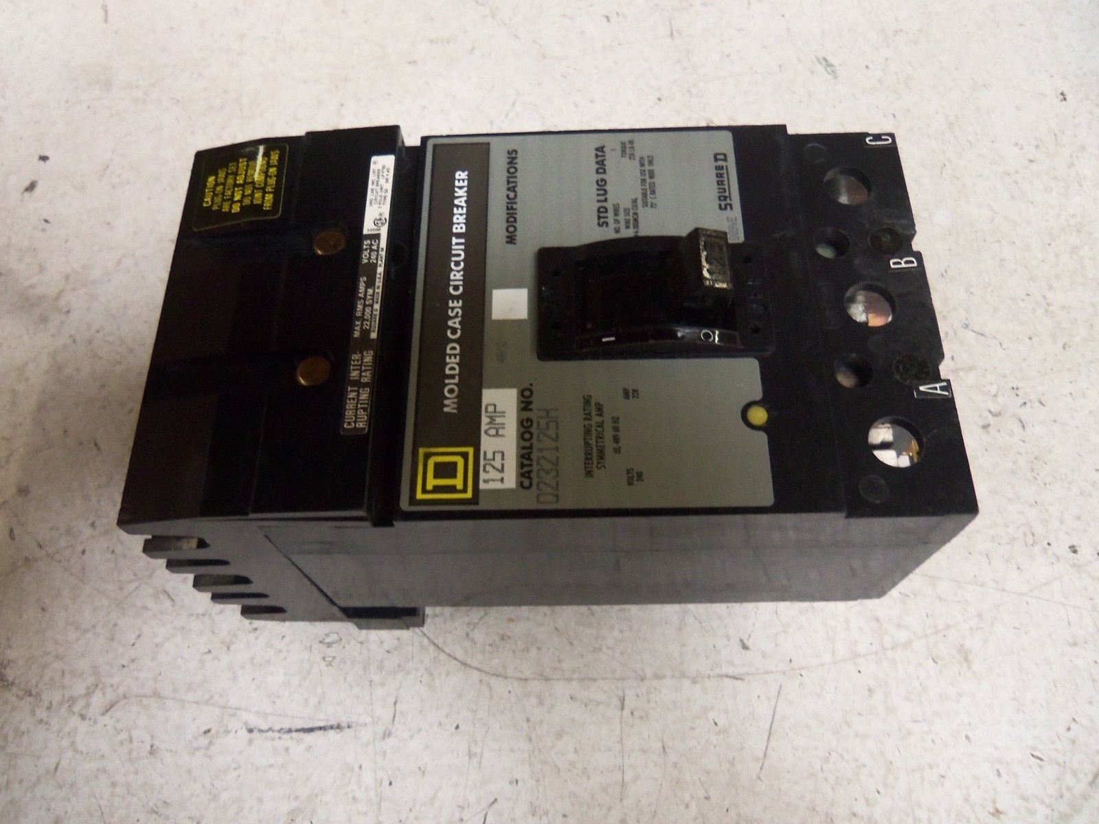 SQUARE D Q323125H CIRCUIT BREAKER NSMP