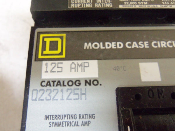 SQUARE D Q323125H CIRCUIT BREAKER NSMP
