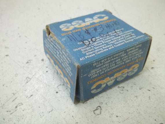 SSAC INC. KSDB420 SOLID STATE TIMER 0.1-10 SEC. 120V *NEW IN BOX*