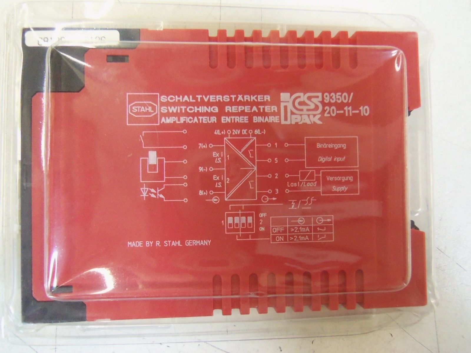 STAHL 9350/20-11-10 *NEW IN BOX*