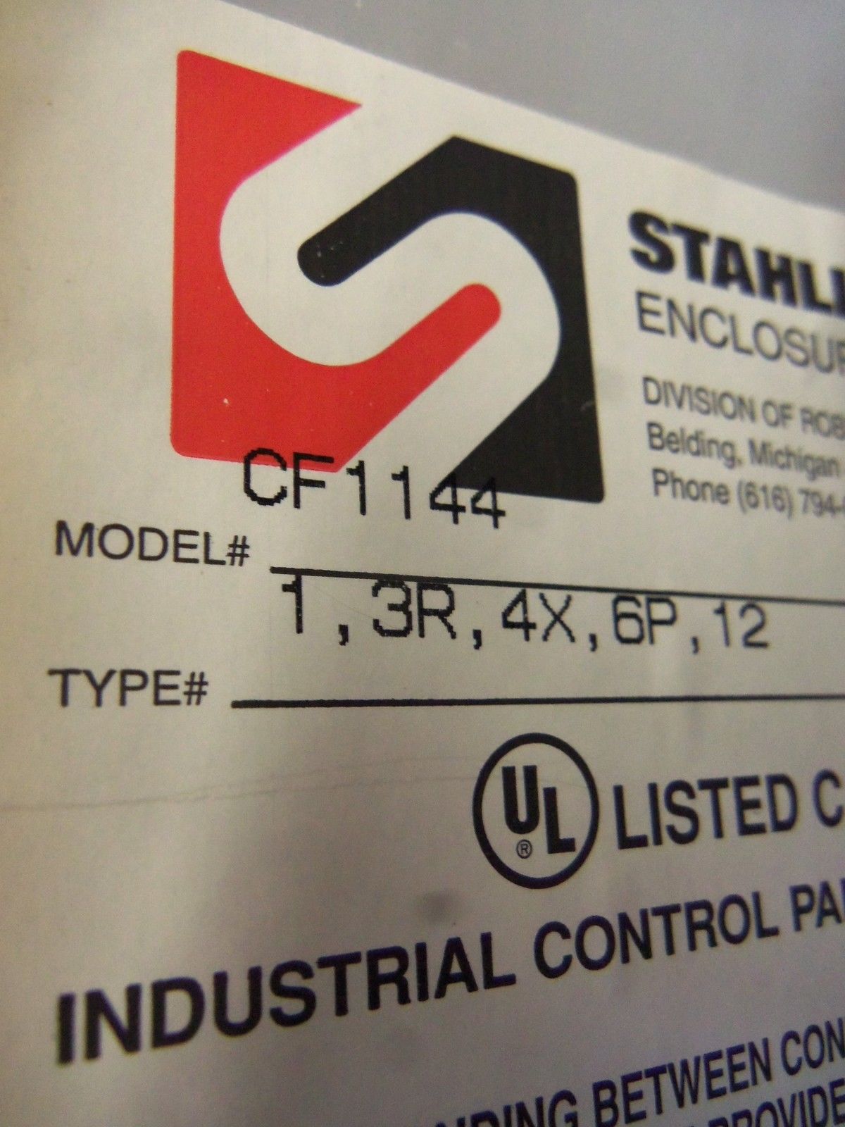 STAHLIN ENCLOSURES CF1144 UNMP