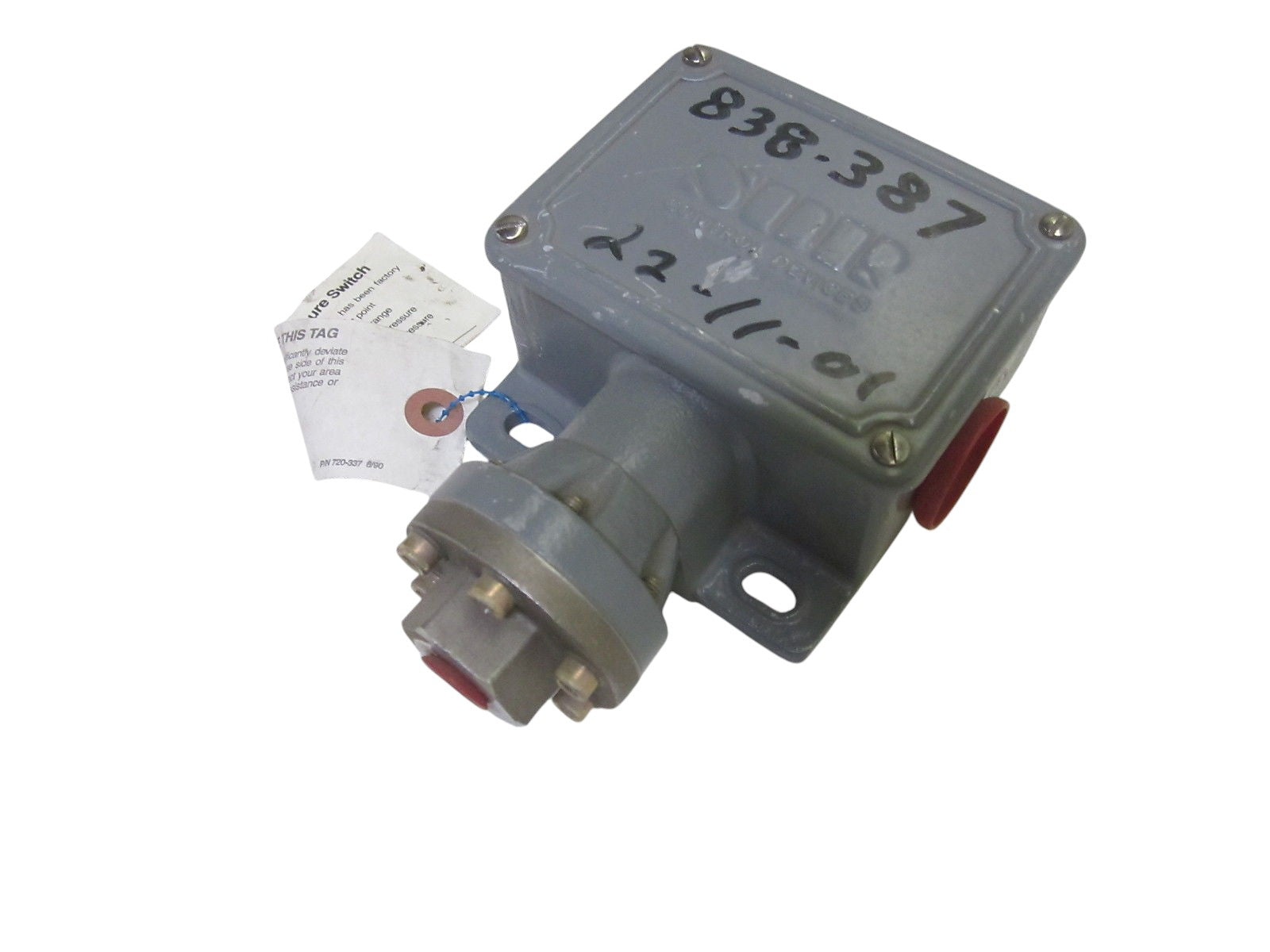 SOR 54NN-W118-W4-J1A-CS PRESSURE SWITCH 250VAC 750PSI UNMP