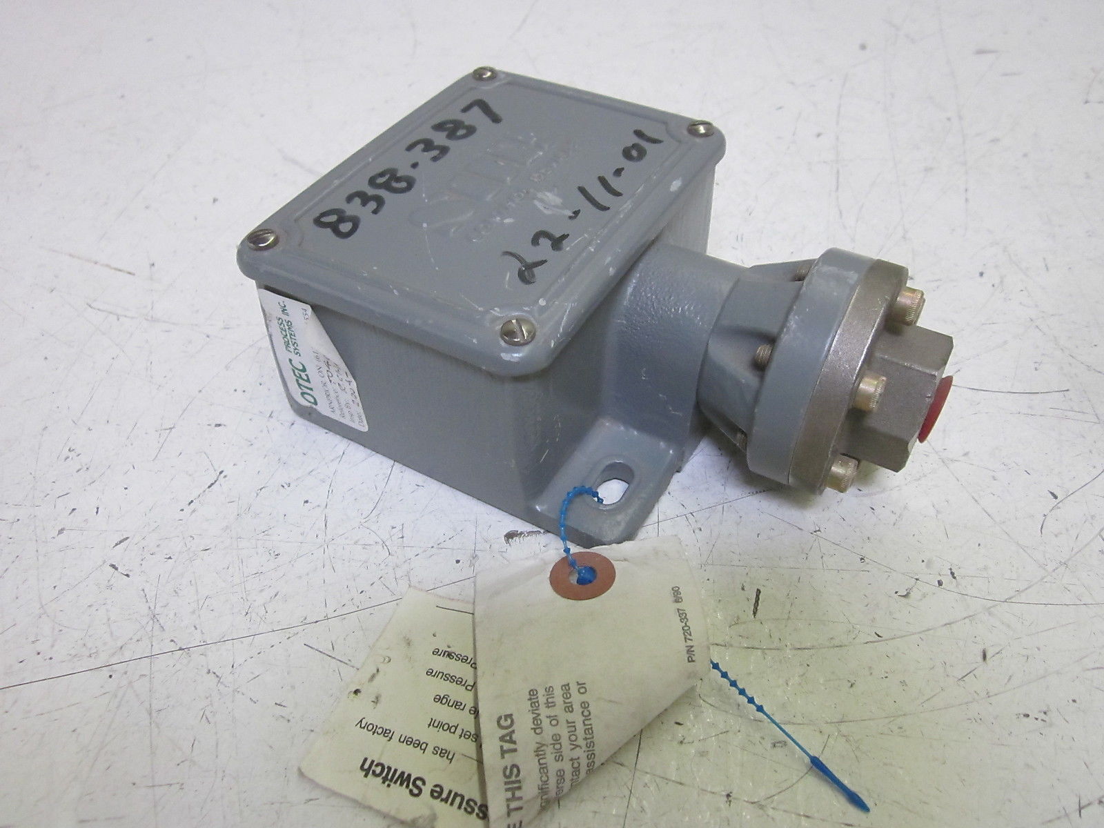 SOR 54NN-W118-W4-J1A-CS PRESSURE SWITCH 250VAC 750PSI UNMP