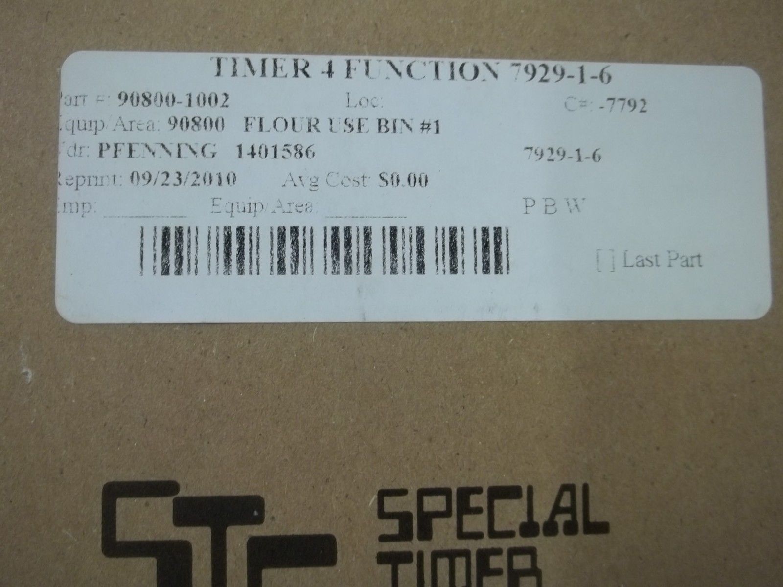 STC 7929-1-6 PC BOARD SEQUENTIAL PROGRAMMER *NEW IN BOX*