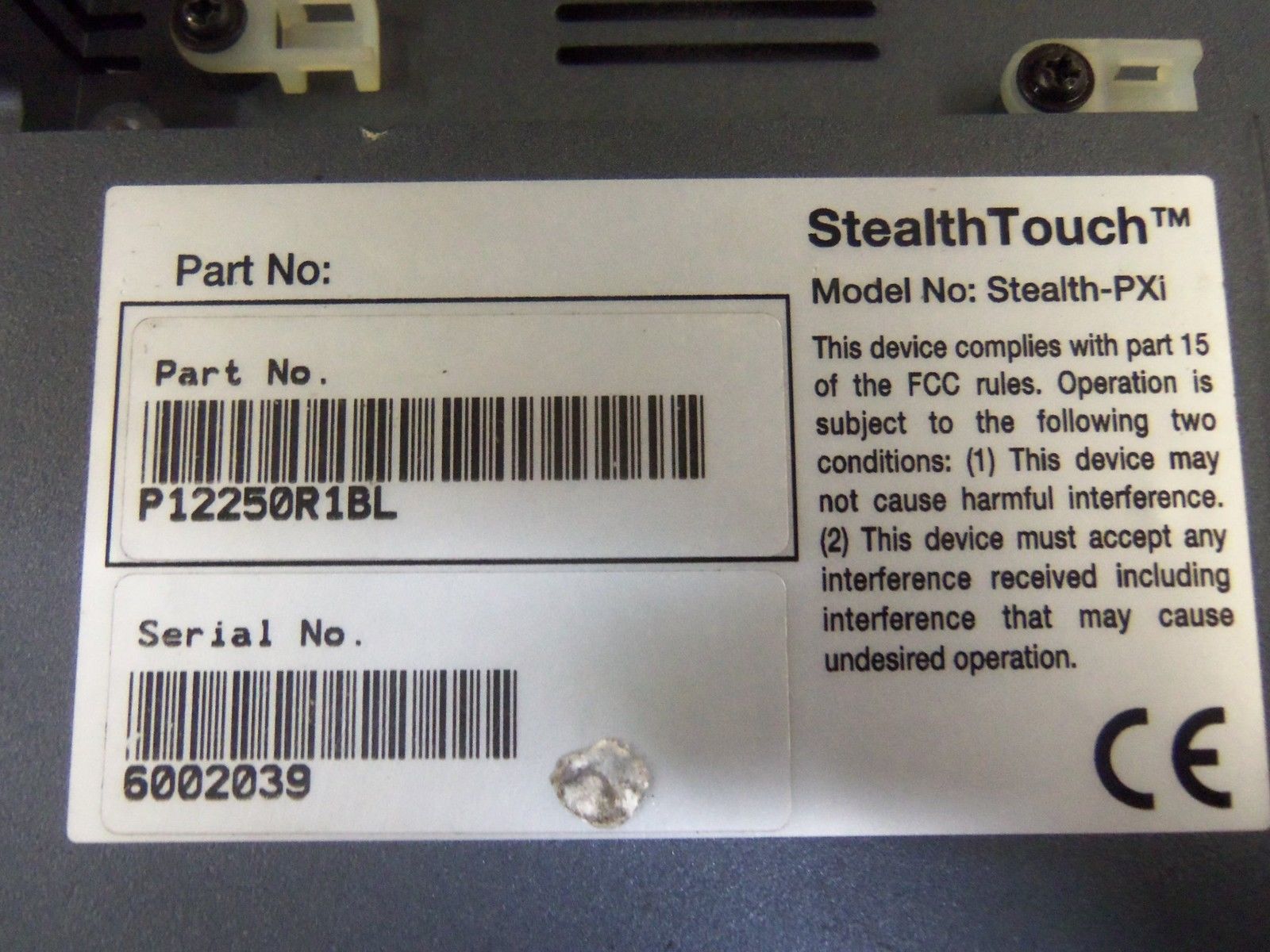 STEALTH TOUCH STEALTH-PXI TOUCH SCREEN LCD UNMP