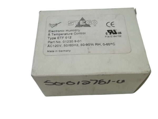 STEGO 01230.9-01 TYPE ETF 012 ELECTRONIC HUMIDITY & TEMP. CONTROLNSMP