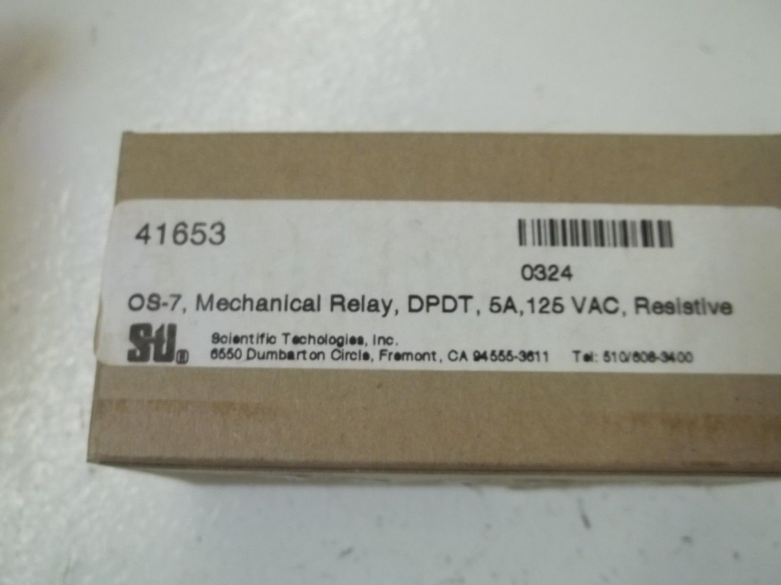 STI 41653 MECHANICAL RELAY *NEW IN BOX*