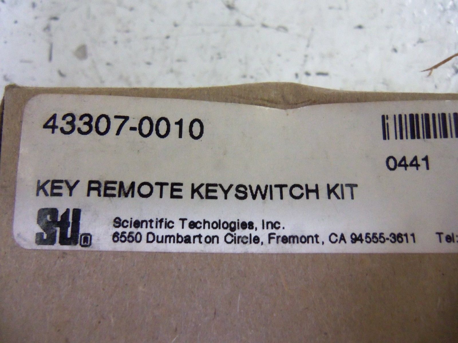 STI 43307-0010 KEY SWITCH KIT NSMP