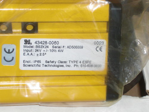 STI BS2X24 TRANSMITTER UNIT DC BEAMSAFE II 43428-0060