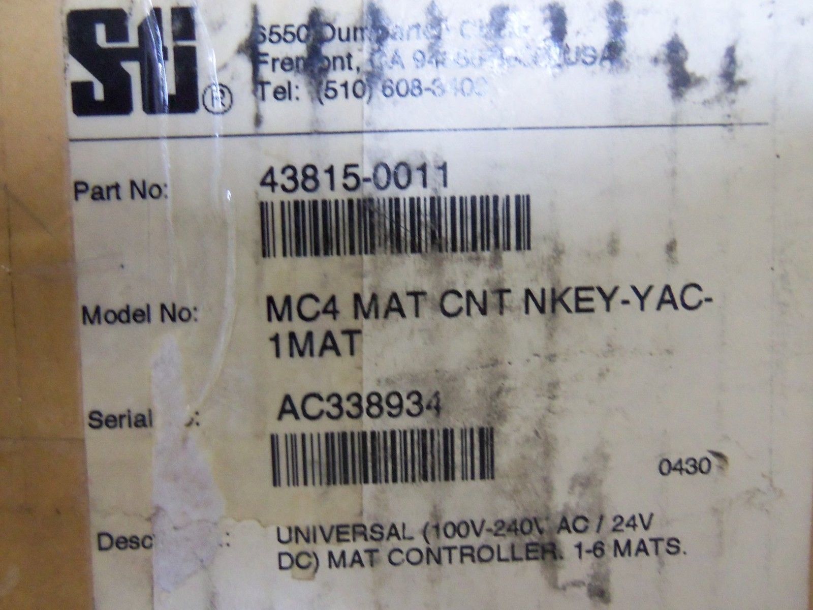STI MC4-0011 CONTROLLER NSMP