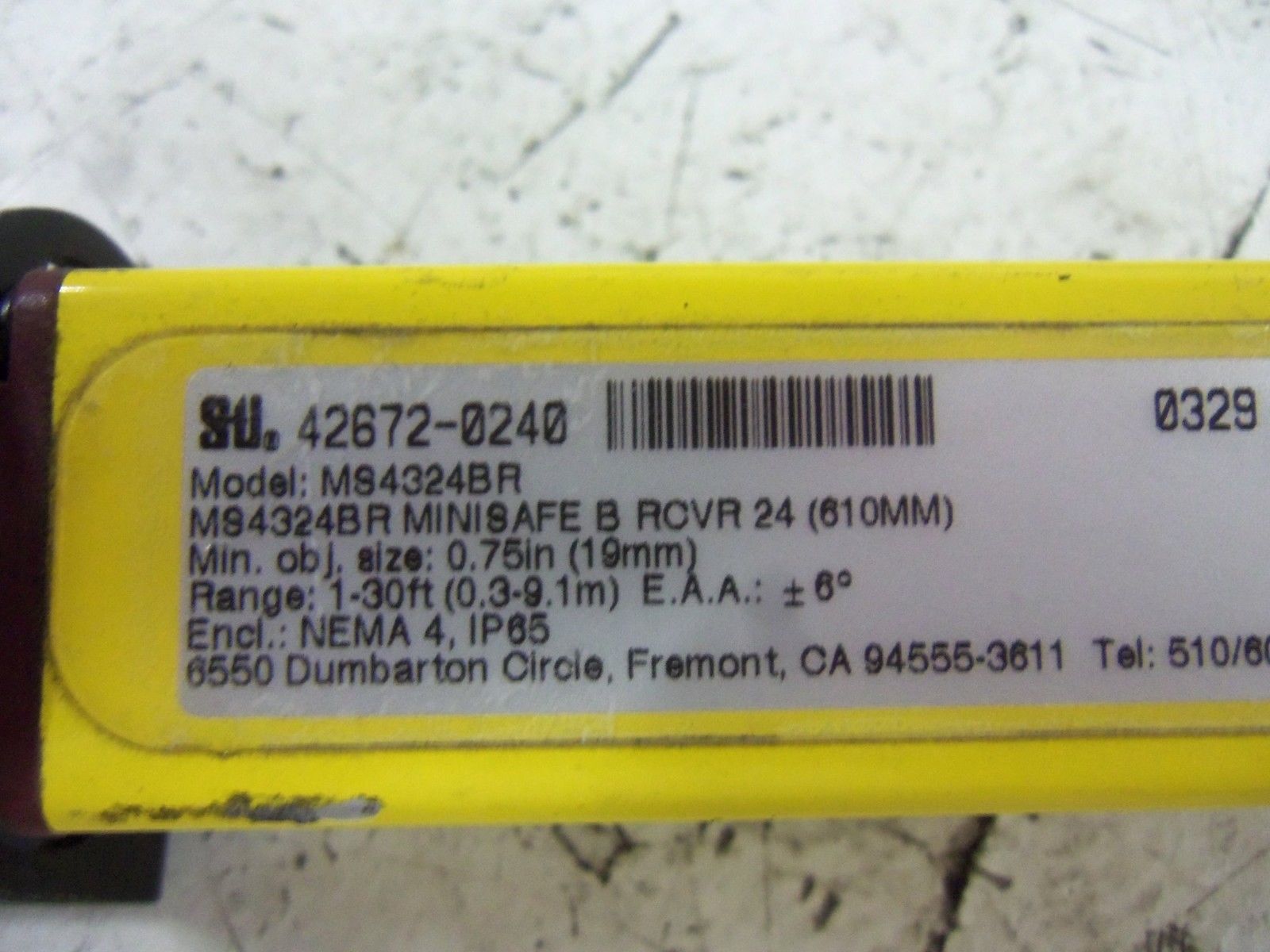 STI MINISAFE MS4324BR 42672-0240 RECEIVER 24" RANGE: 30FT UNMP