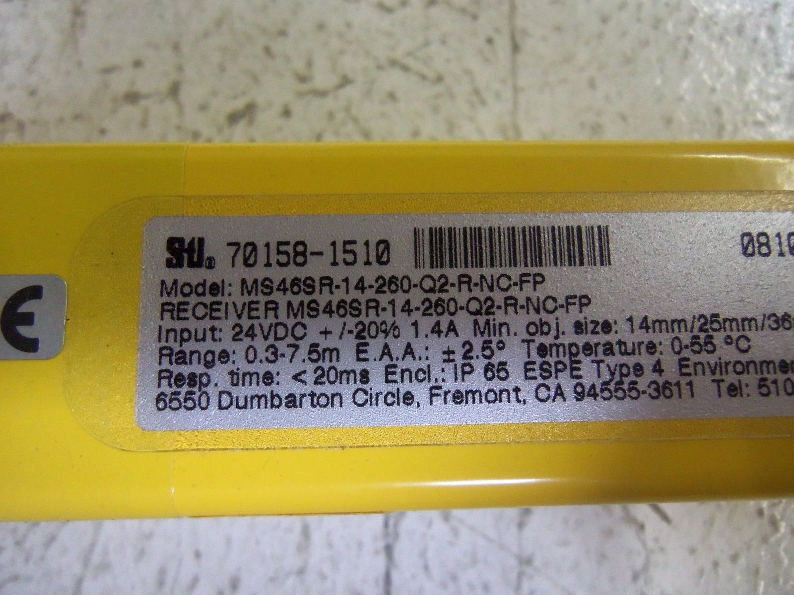 STI MS46SR-14-260-Q2-R-NC-FP RECEIVER NSMP