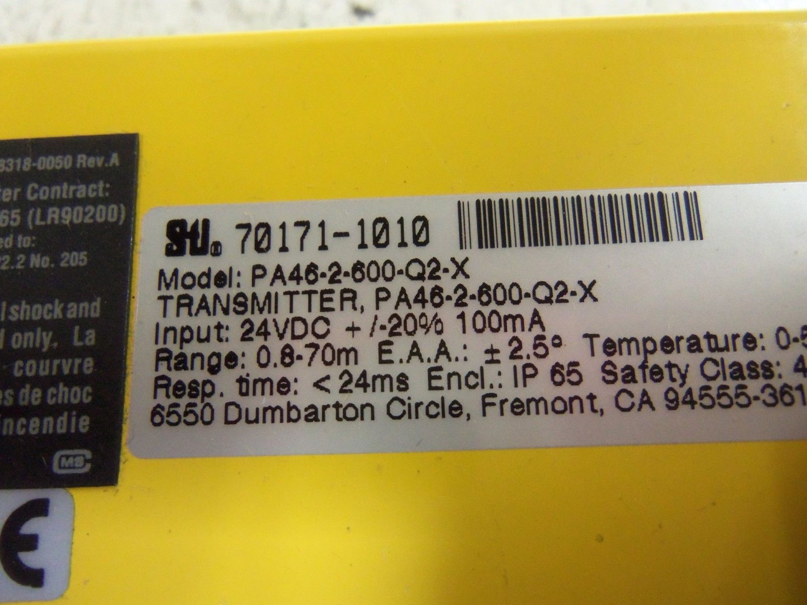 STI PA46-2-600-Q2-X SENSOR NSMP