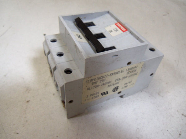 STOPCIRCUIT LR88297 CIRCUIT BREAKER 25A UNMP