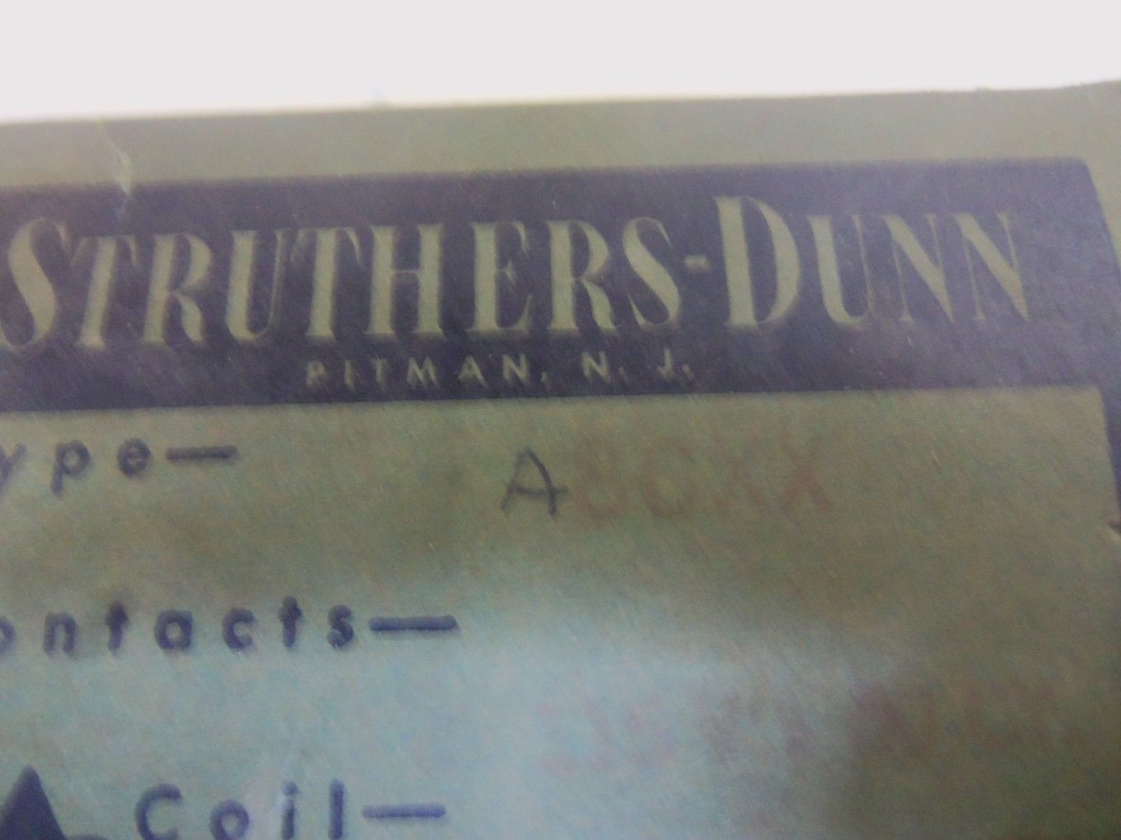STRUTHERS-DUNN  A80XX UNMP