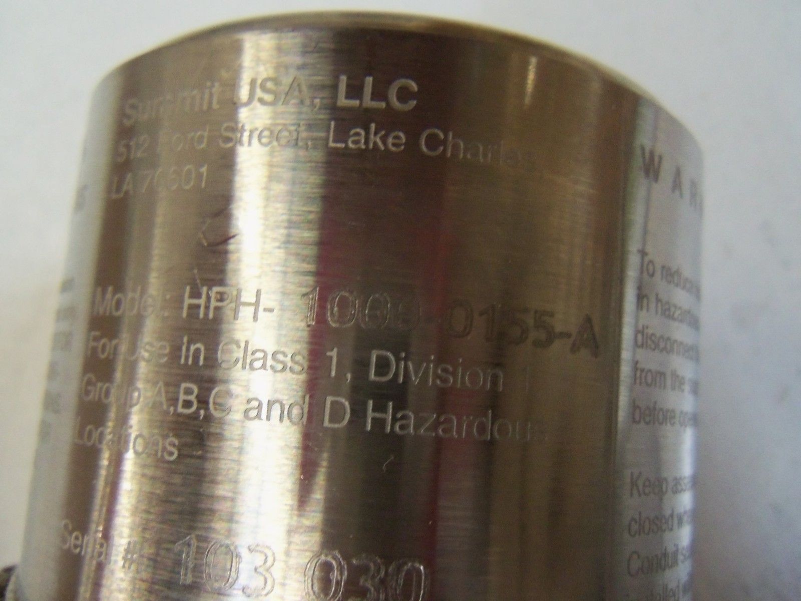 SUMMIT USA TEMPOSONIC SENSOR HPH-1000-0155-A NSNP