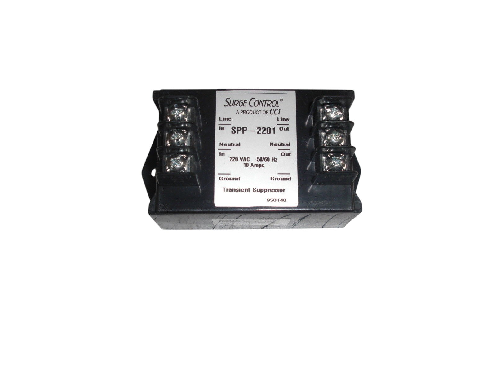SURGE CONTROL SPP-2201 TRANSIENT SUPPRESSOR 220VAC 10AMP  NSNP