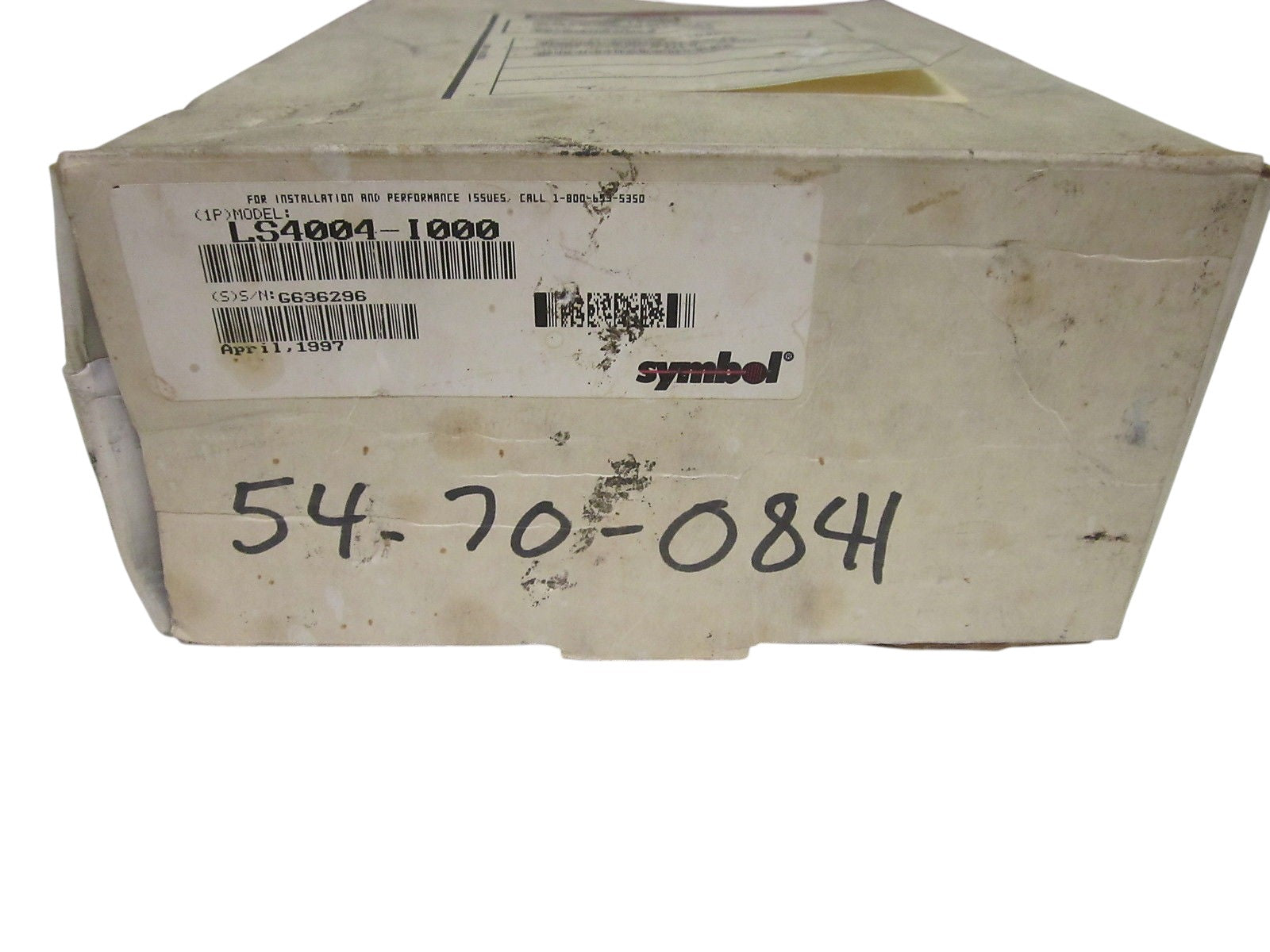 SYMBOL LS4004-I000 HAND HELD LASER BARCODE SCANNER  NSMP