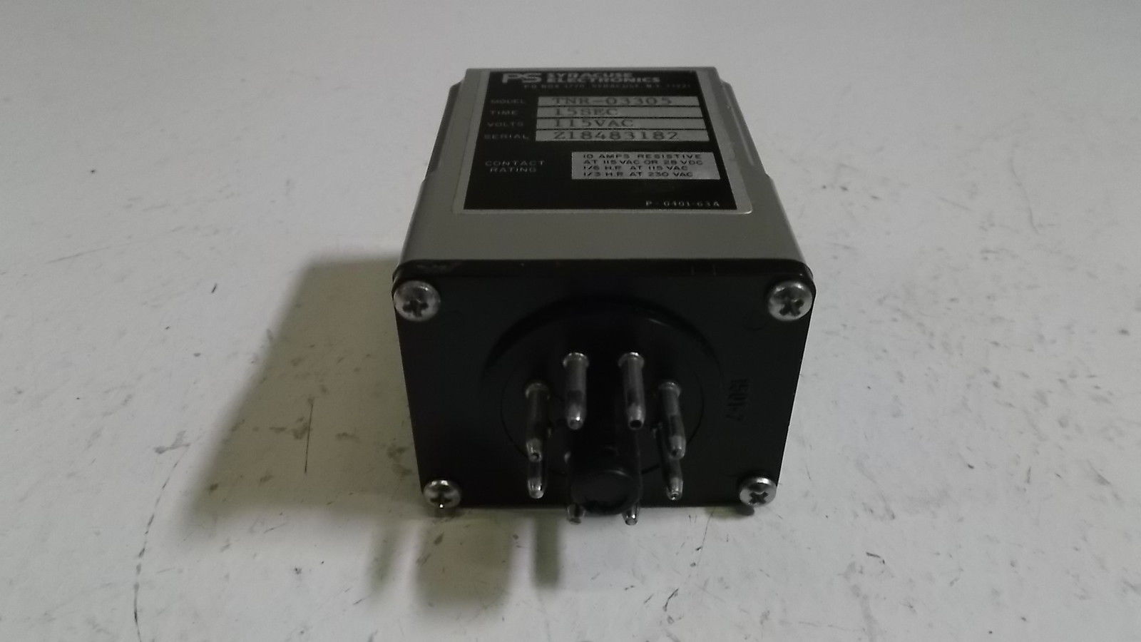 SYRACUSE ELECTRONICS TNR-03305 UNMP