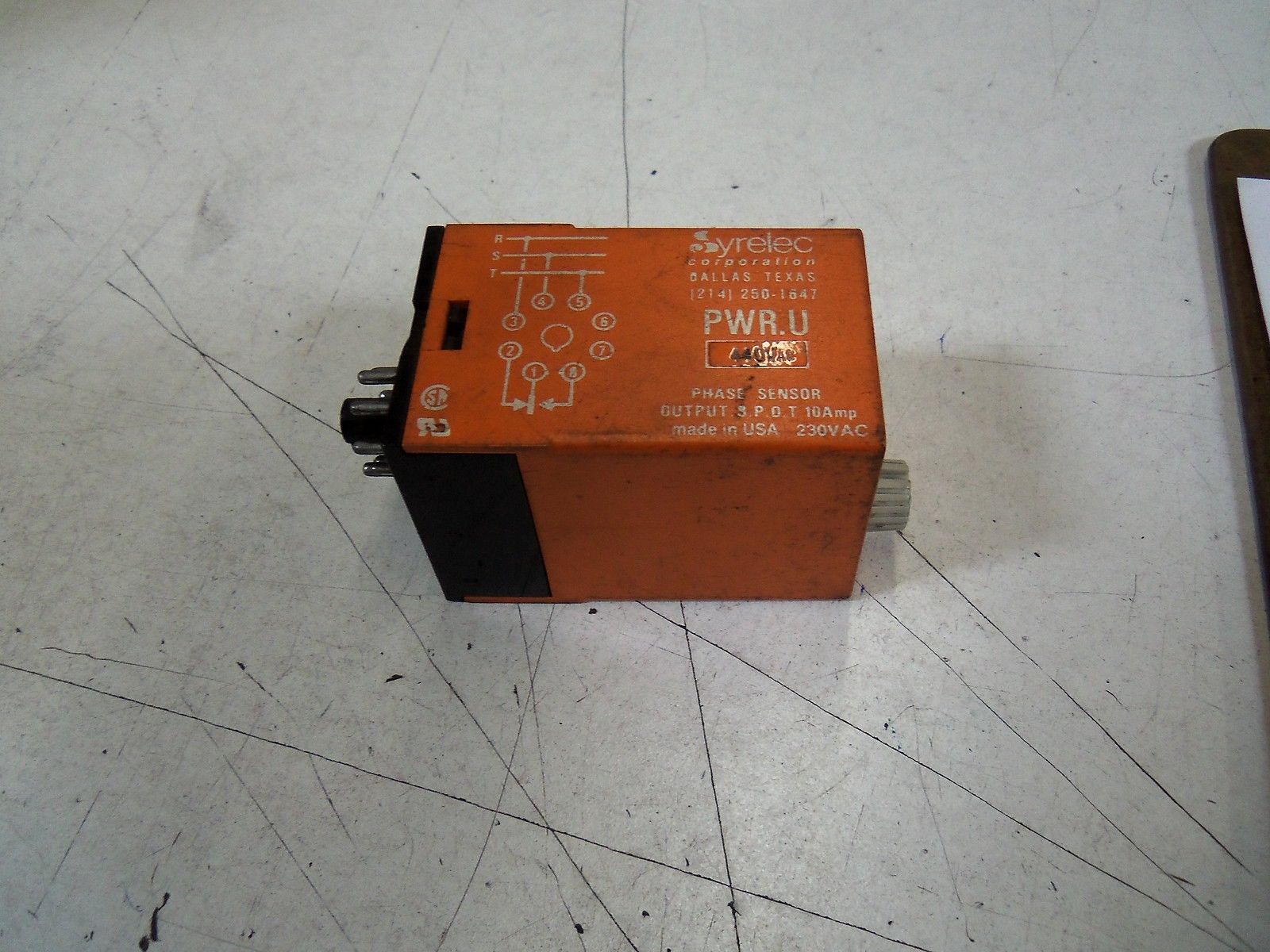 SYRELEC PWR.U440 RELAY *USED*