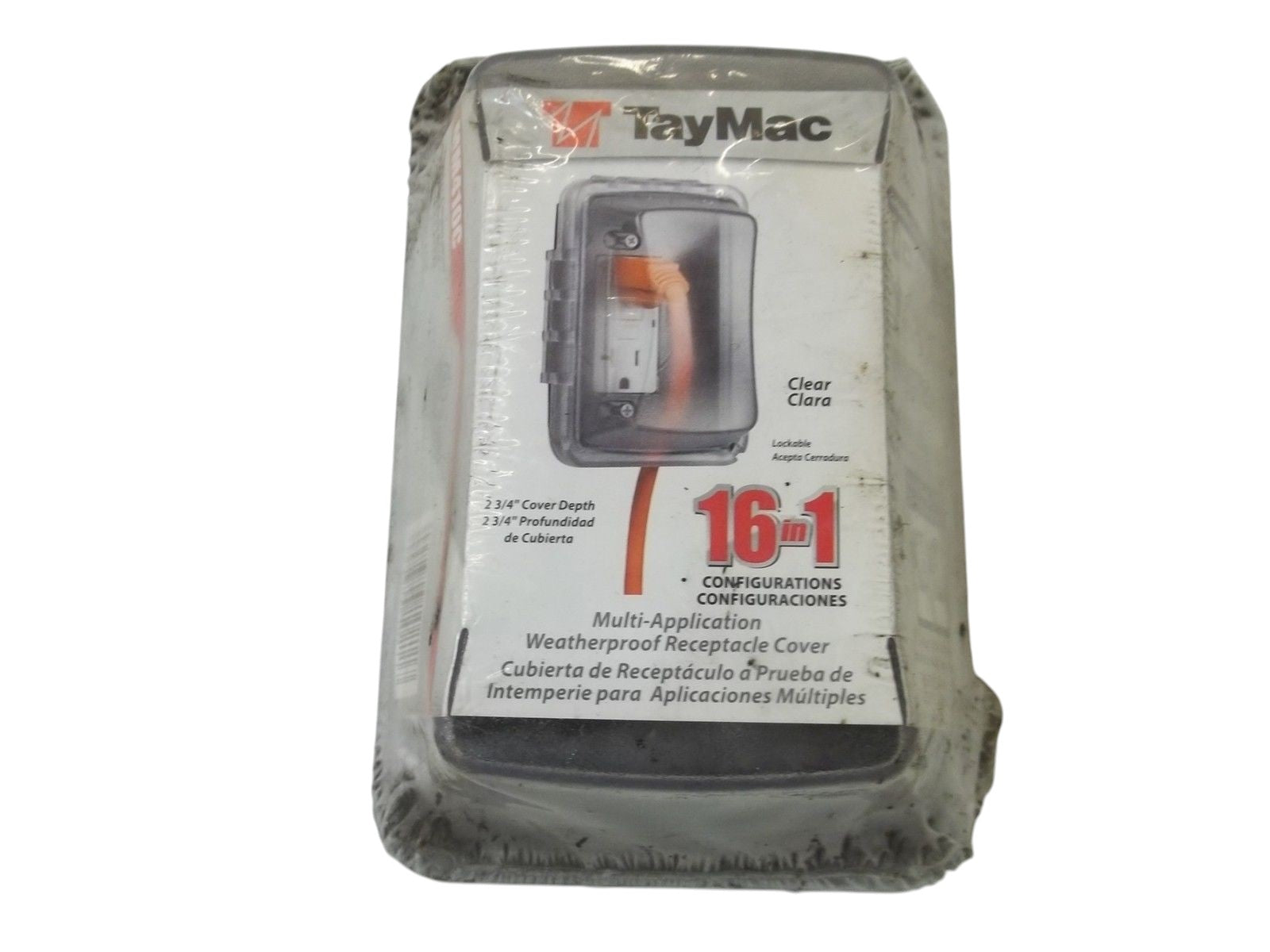 TAY MAC MM410C WATERPROOF RECEPTACLE COVER NSNP