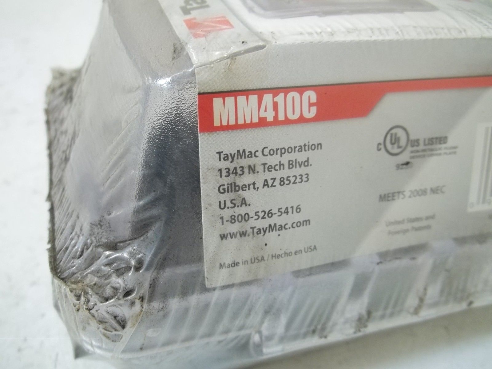 TAY MAC MM410C WATERPROOF RECEPTACLE COVER NSNP