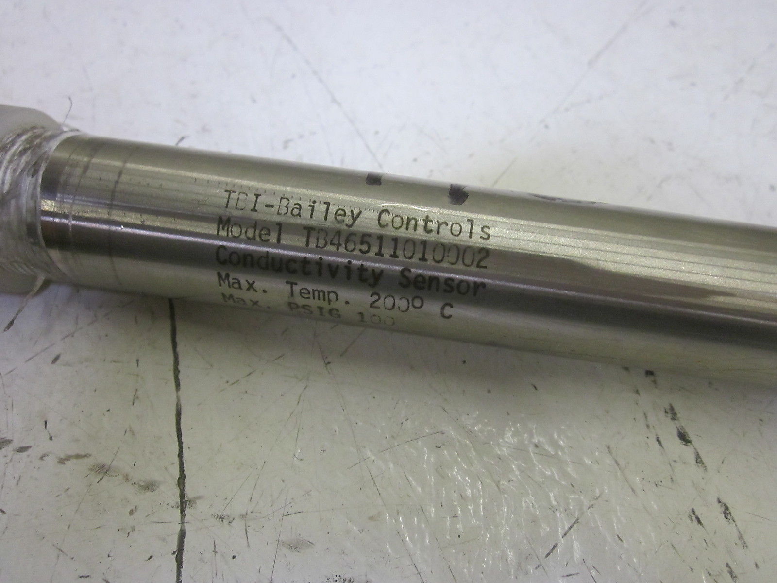 TBI BAILEY CONTROLS TB46511010002 CONDUCTIVITY SENSOR 100PSIG 200C  UNMP