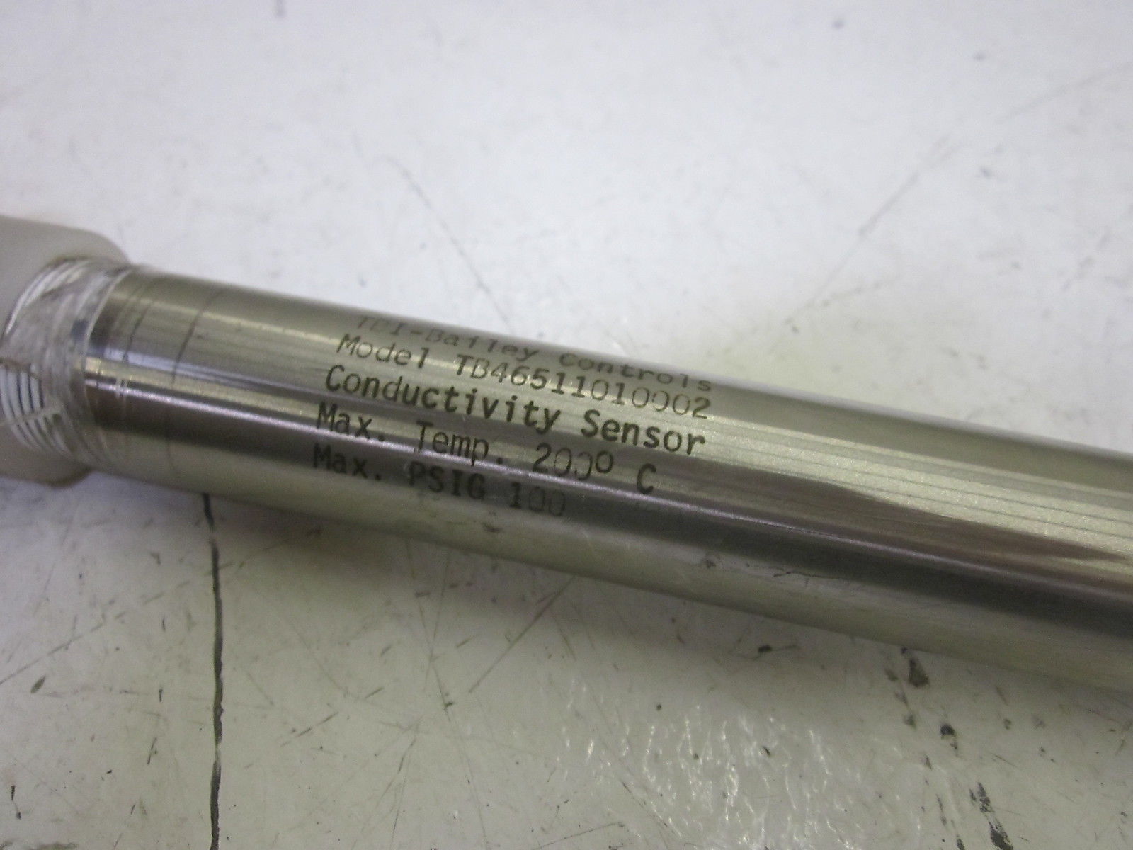 TBI BAILEY CONTROLS TB46511010002 CONDUCTIVITY SENSOR 100PSIG 200C  UNMP