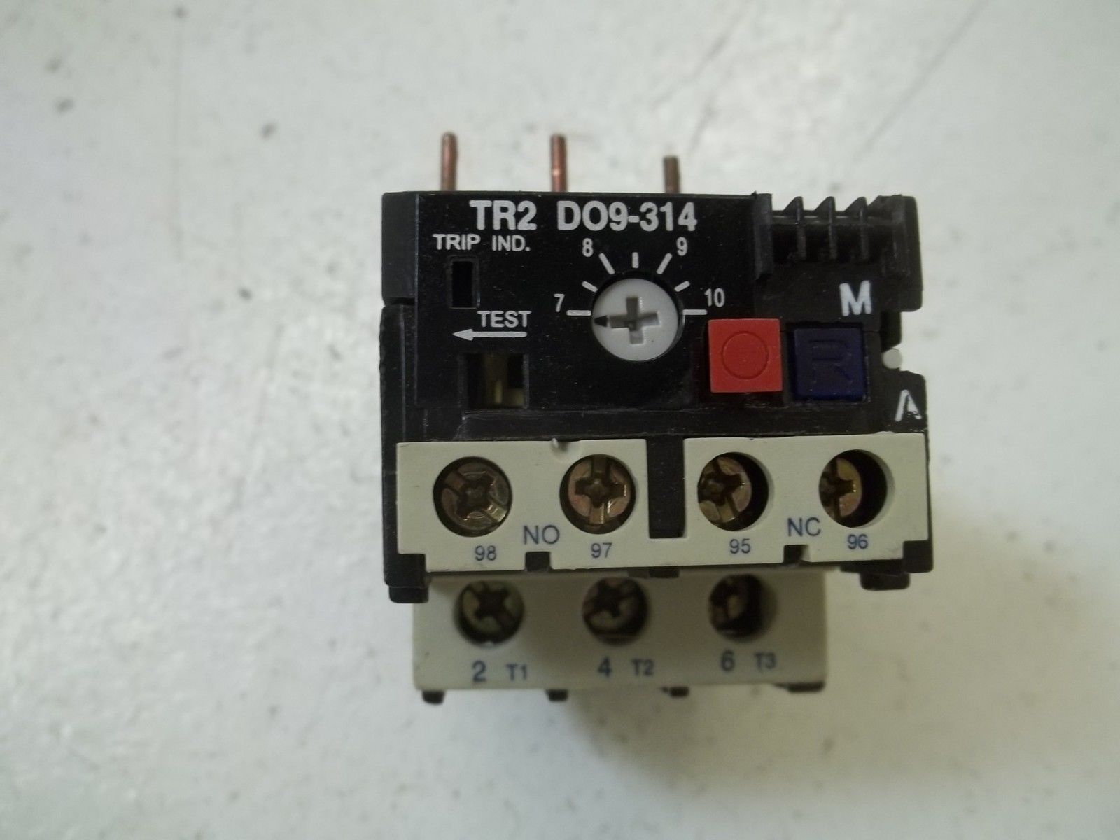 TC TR2DO9314 THERMAL OVERLOAD RELAY UNMP