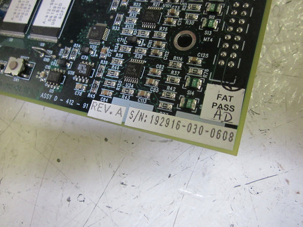 TELEDYNE TARIONE D-412-91 REV.A BOARD UNMP