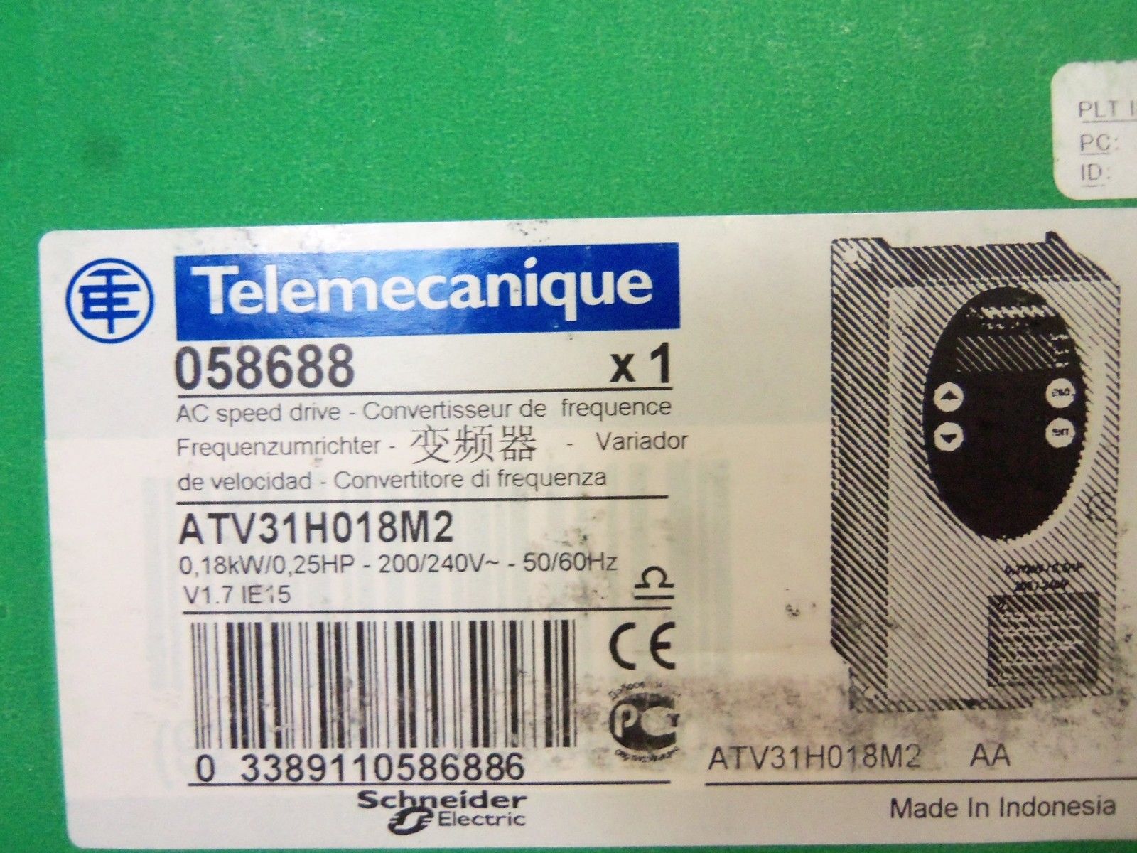 TELEMECANIQUE ATV31H018M2 SPEED DRIVE NSMP