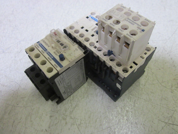 TELEMECANIQUE LP2K09 01BD CONTACTOR/ LRZK0314  RELAY / LA1KN22 RELAY *USED*