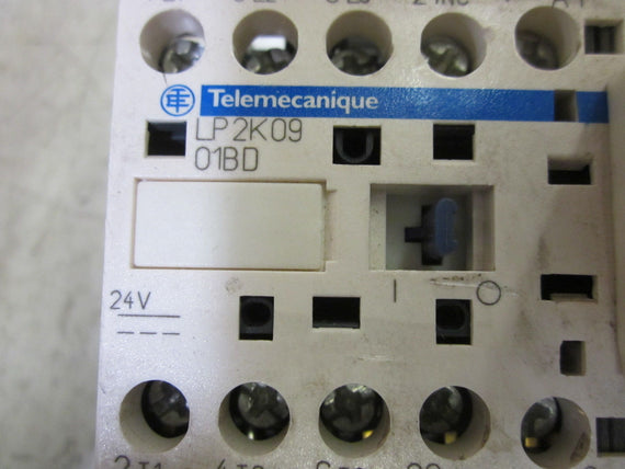 TELEMECANIQUE LP2K09 01BD CONTACTOR/ LRZK0314  RELAY / LA1KN22 RELAY *USED*