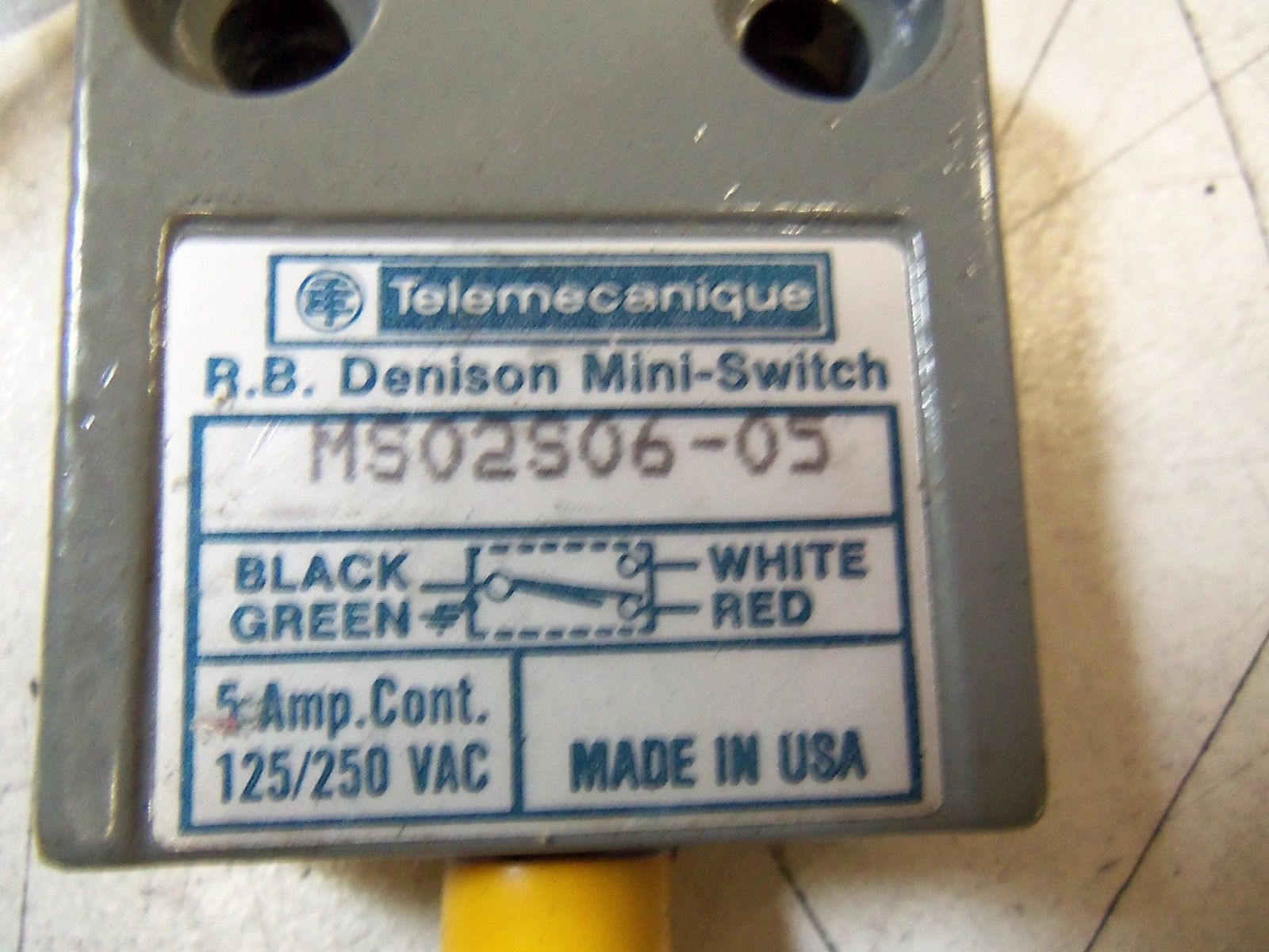 TELEMECANIQUE MS02S06-05 UNMP