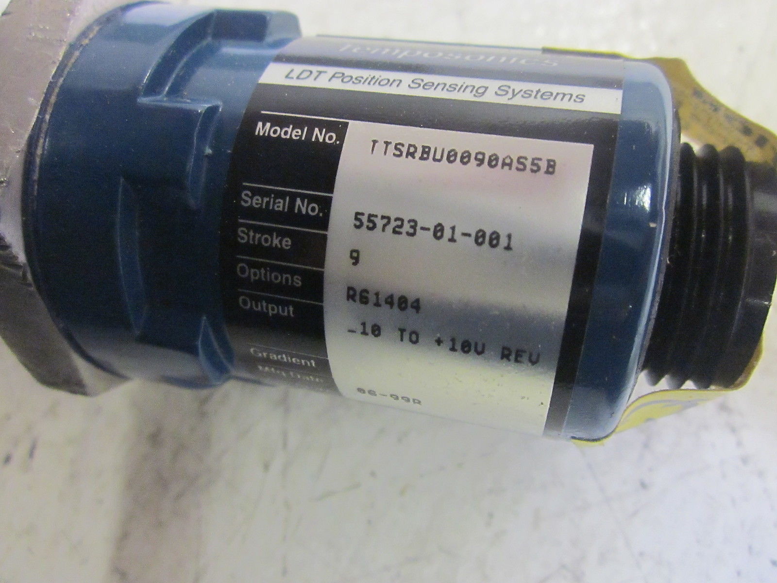 MTS TEMPOSONICS TTSRBU0090AS5B LDT POSITION SENSING SYSTEMS 9" NSNP