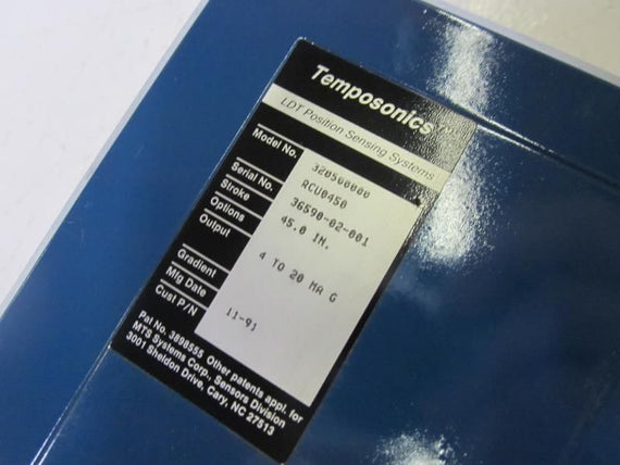 MTS TEMPOSONICS 320500000-RCU0450 LTD POSITION SENSING SYSTEM 4-20MA *USED*