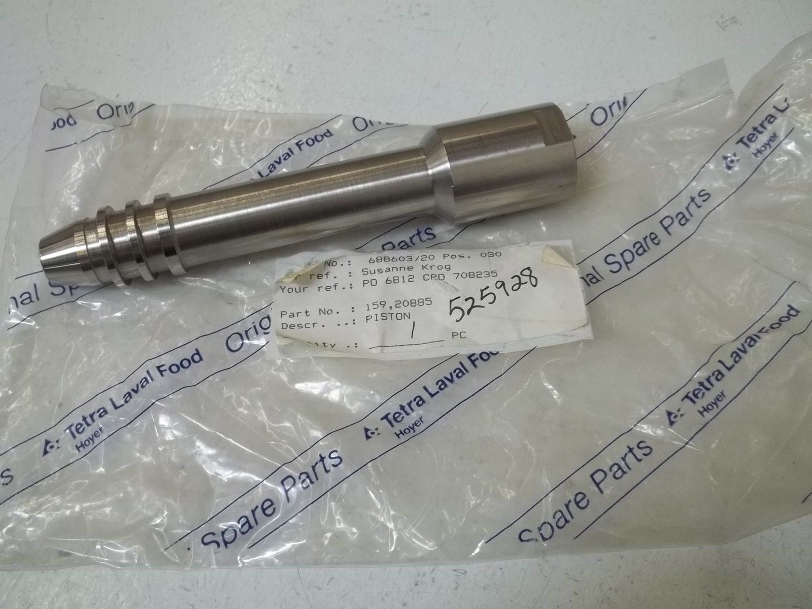 TETRA LAVAL FOOD 159,20885 PISTON *NEW NO BOX*