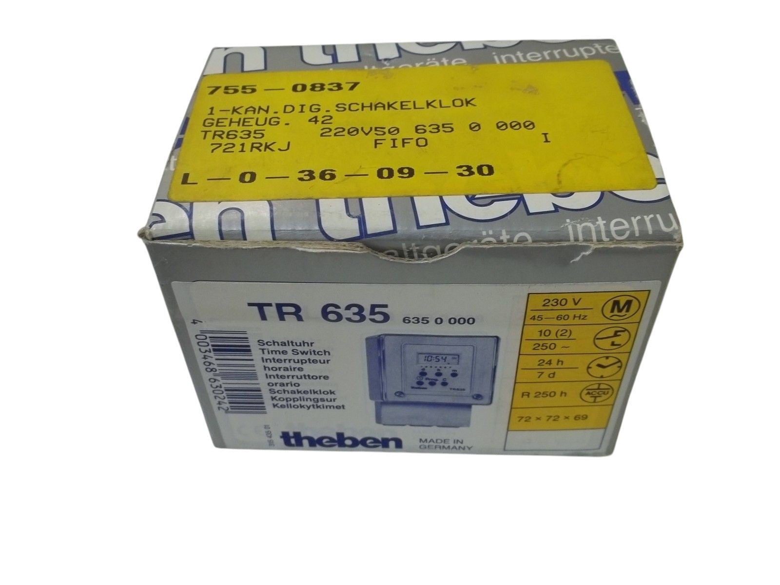THEBEN TR635 TIME SWITCH NSMP
