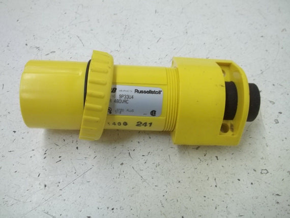 THOMAS & BETTS 9P33U4 PLUG 30A 480VAC *USED*