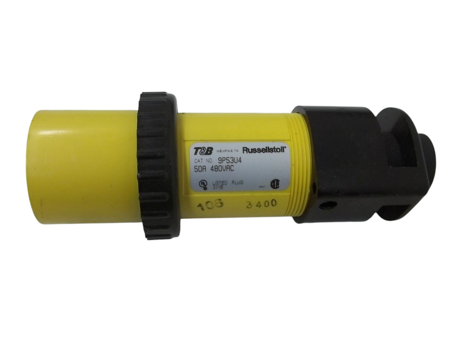 THOMAS & BETTS 9P53U4 PLUG  50A 480VAC UNMP