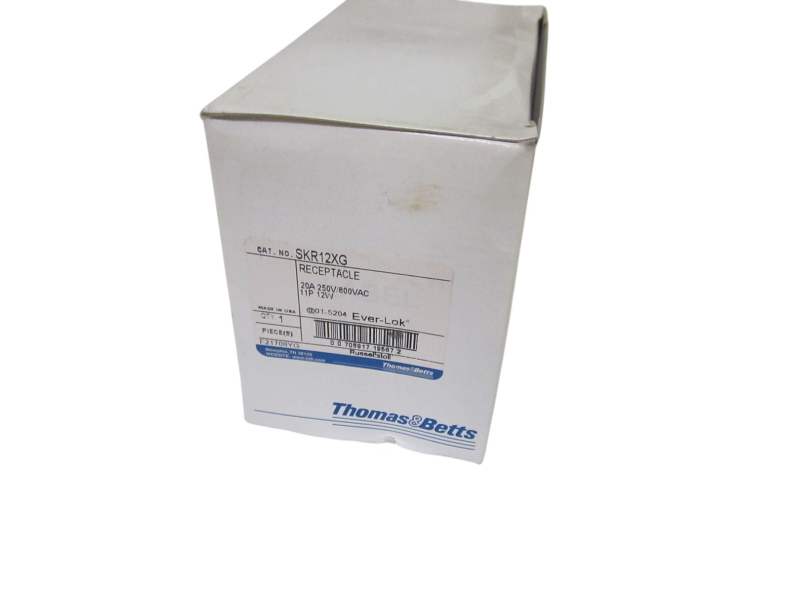 THOMAS & BETTS SKR12XG RECEPTACLE 20A 250V NSMP