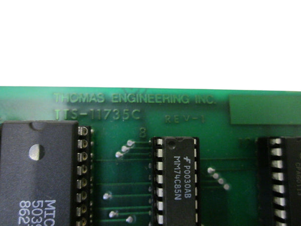 THOMAS ENGINEERING TTS-11735C CIRCUIT BOARD  UNMP